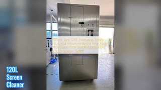 Automatische schermreiniger, watertank van 120 liter