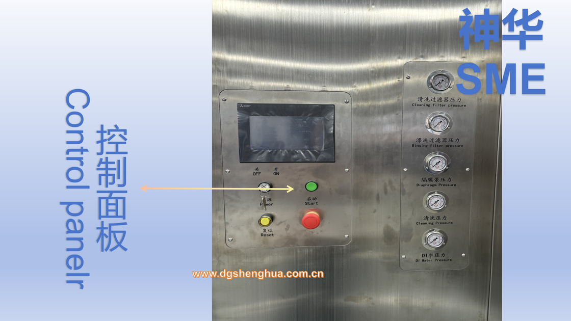 Groot formaat roestvrijstalen oplosmiddelspray verkeerd bedrukte PCB-reinigingsmachine voor SMT-soldeerpasta-PCB-afdrukken