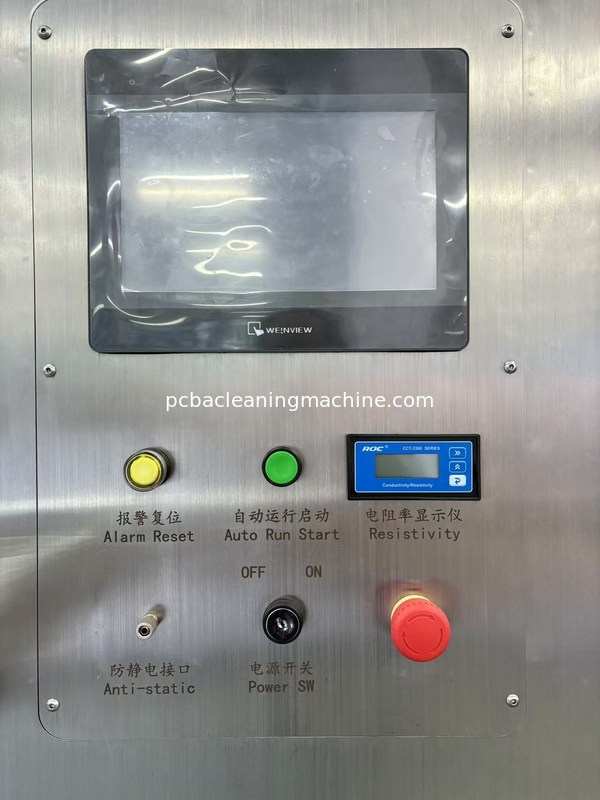 PCBA-partijtype de nevelwas deflux bewerkt met 3 nevelverzamelleidingen 2 PCBA- machinaalvan het mand1wash lagen kabinet