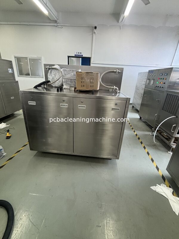PLC Automatic Control 2.1000mm diameter big round cleaning basket can clean 20-40 pcs fixtures at one time automatic machine type
