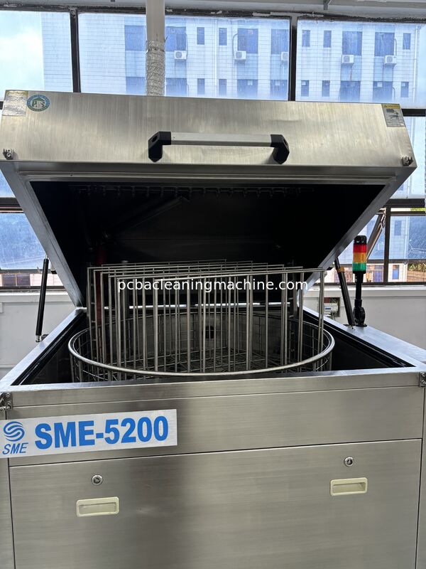 Automatische SME-5200 met wasmachine spoelmachine droogmachine rotatie schoonmaakmand machine elektrische besturingsinstallatie droog schoonmaakt armaturen klaar