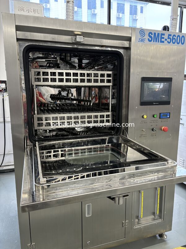 Automatische SME-5200 met wasmachine spoelmachine droogmachine rotatie schoonmaakmand machine elektrische besturingsinstallatie droog schoonmaakt armaturen klaar