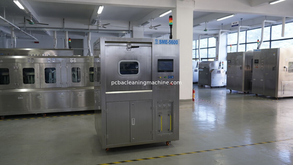Gasdrukbereik 0,4-0,6Mpa PCB-reinigingsmachine Reinigingsproces Reiniging zorgt voor reinigingsresultaten voor elektronische assemblagelijnen