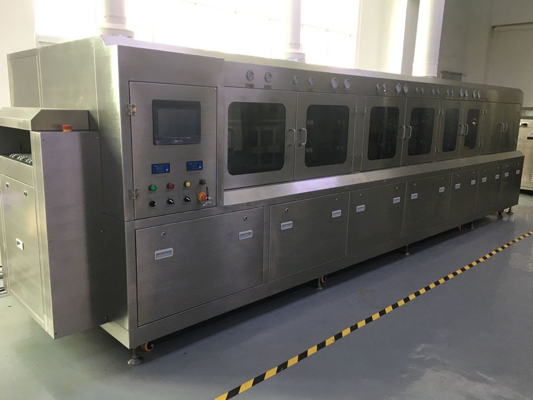Sus304 Semiconductor packing flux chemische wasmachine 600 mm breedte net voor IGBT-, IPM- en LEADFRAME-onderdelen