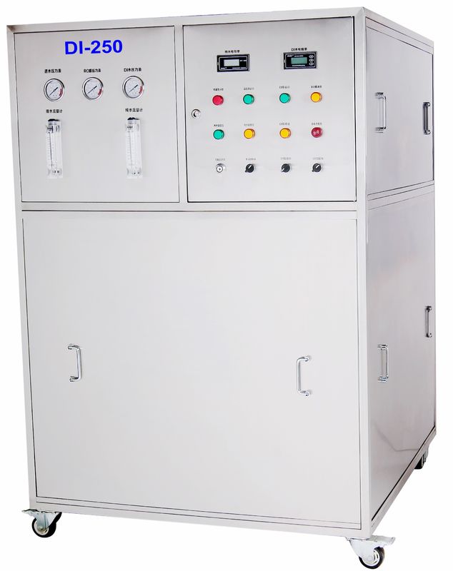 250 l/u-machine van het de machine160l water van het Roestvrij staal de kader gedeioniseerde water tank capacity DI water