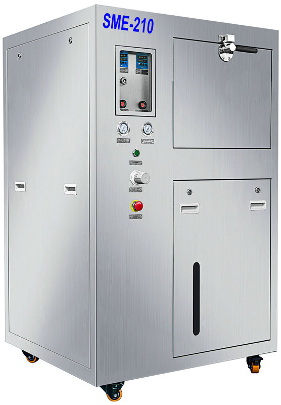 400*400mm pneumatische oplosbare de nevelreinigingsmachine van de groottemand voor gedrukte PCB van het soldeerseldeeg mis