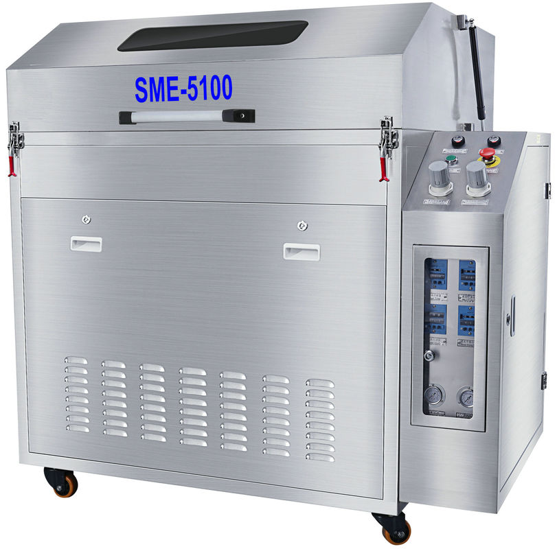 MKB-5100 dubbel-Post 1000mm Diameter om Solderende Golf Oven Pallet Cleaning Machine van Mand de Pneumatische Smt