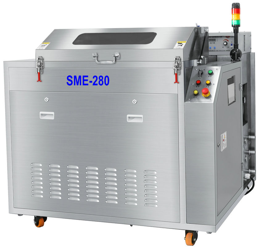 Vloeibare was- en waterspoeling Ultrasone + sprayreinigingsmachine voor rode lijmrubbers