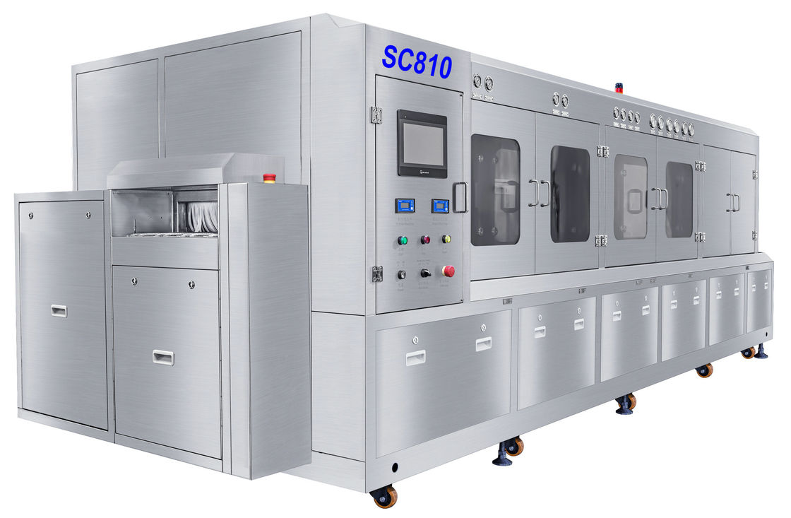 600mm transportband netto breedte DI Water Deflux Machine, Hogedruk Semi Onderdelen Flux Wasmachine