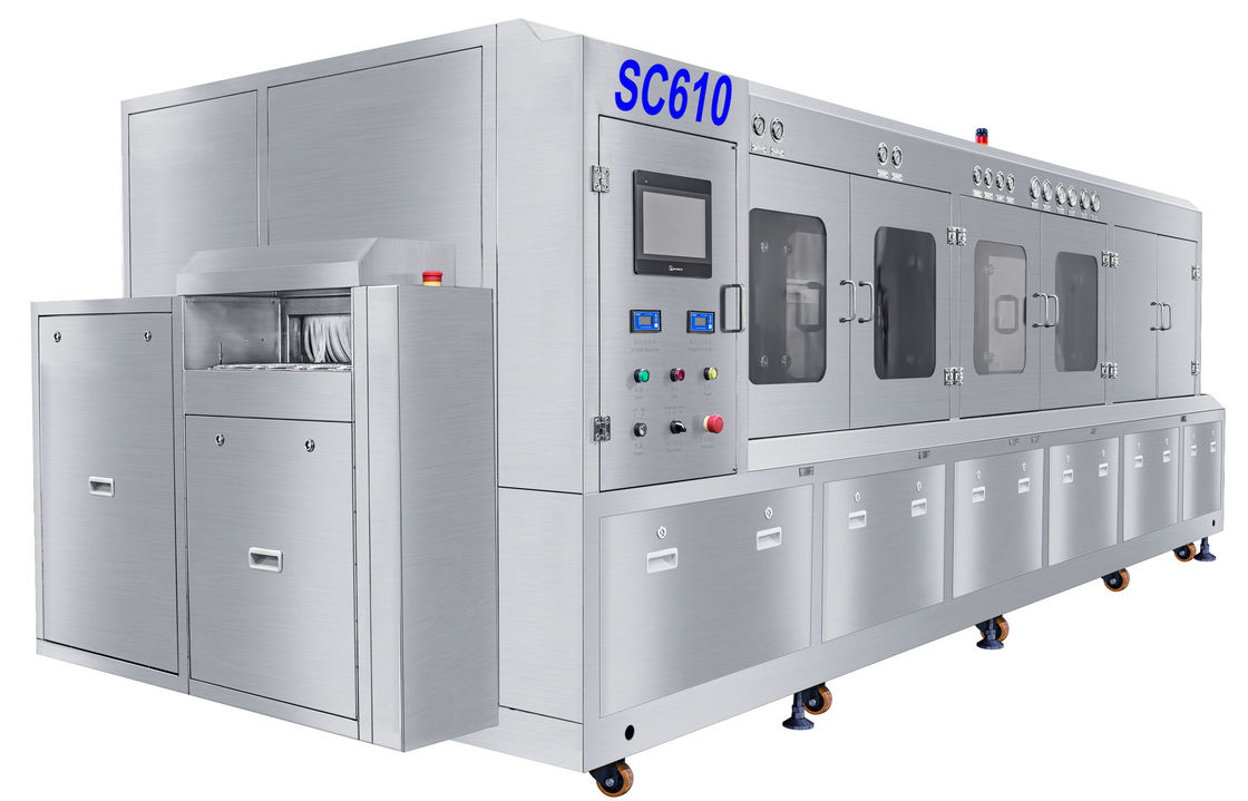 600mm transportband netto breedte DI Water Deflux Machine, Hogedruk Semi Onderdelen Flux Wasmachine
